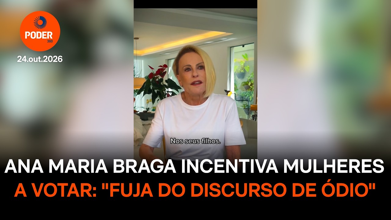 Ana Maria Braga incentiva mulheres a votar: “Fuja do discurso de ódio”