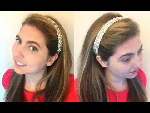 Wrap Around Hairband Tutorial How To Keep It On Your Head Youtube