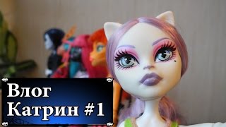 Стоп Моушен Монстер Хай: Vlog Catrine/Влог Катрин #1 &quot;Мой день&quot;