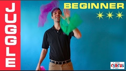 Learn 3 Scarf Juggling (Beginner)