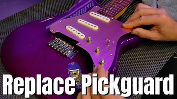How To Replace Pickguard on Squier Fender Stratocaster