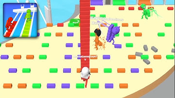 Bridge Race - All Levels Walkthrough Gameplay Levels 12-13 (iOS, Android)