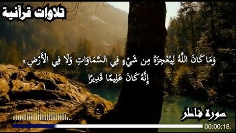 وَلَوْ يُؤَاخِذُ اللَّهُ النَّاسَ بِمَا كَسَبُوا || ما تيسر من سورة فاطر || الشيخ محمد عبادة ||