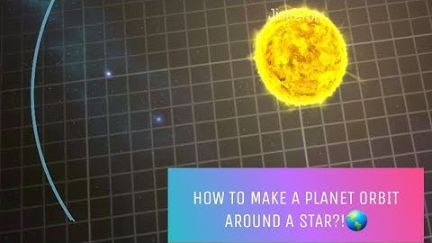 HOW TO MAKE A PLANET ORBIT in My Pocket Galaxy!!!