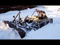 Buggy on tracks Snow removal