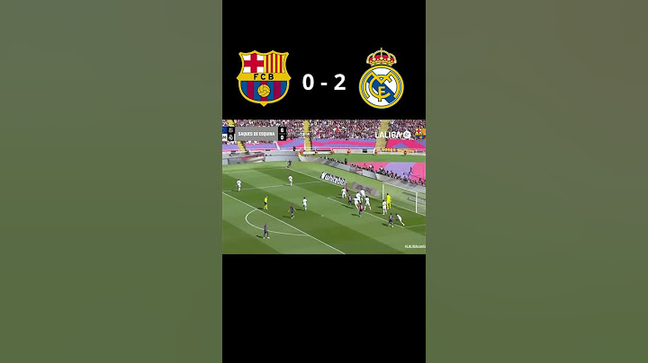 Goals of the Last 2 Clasicos Barcelona vs Real Madrid (4:4) (Part 2)