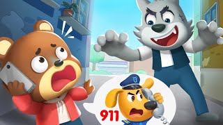 A Stranger&#39;s Following Me | Kids Outdoor Safety Cartoon | Sheriff Labrador | BabyBus