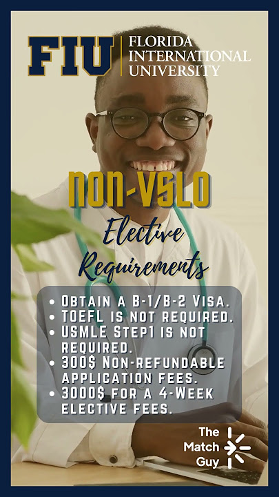 Florida International University NON-VSLO Elective Requirements 📑