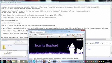 OWASP Security Shepherd Manual Setup And Build From Source