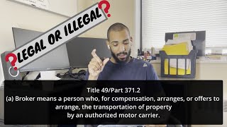 Freight Dispatching: LEGAL OR ILLEGAL?