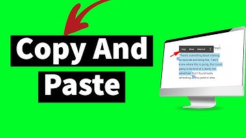 HOW TO COPY AND PASTE USING KEYBOARD SHORTCUT (ALL WINDOWS COMPUTERS)