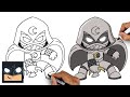 How To Draw Moon Knight | Beginners Drawing Tutorial (Step by Step)