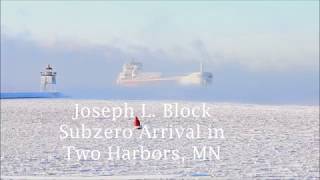 Ghost Ship Emerges through Lake Superior Sea Smoke