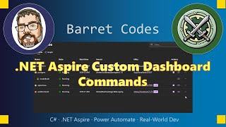 .NET Aspire Custom Dashboard Commands