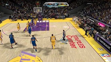 NBA 2K10 - my player - showtime in LA