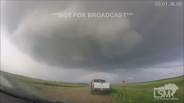 5-25-16 Bennington, KS Tornado Time Lapse