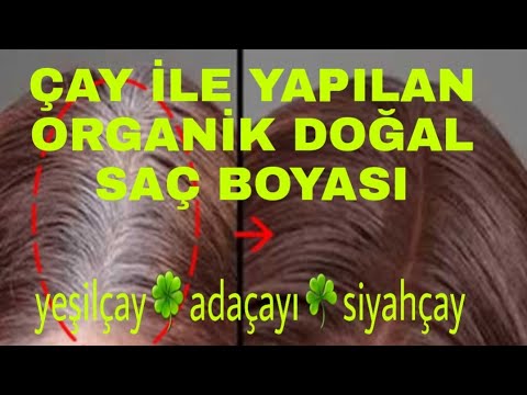 Cay Ile Sac Boyama Dogal Evde Yap Renk Kumral Guzellik Bakim Youtube