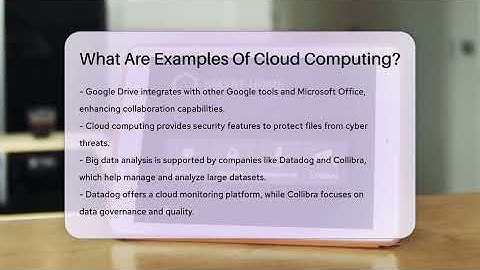 What Are Examples Of Cloud Computing? - Talking Tech Trends