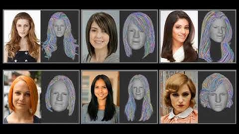 Dynamic hair manipulation in images and videos