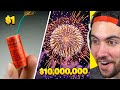 $1 Fireworks vs. $10,000,000 Fireworks!