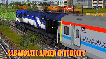 Sabarmati BG - Ajmer InterCity Express || Shunting & Departure On Time