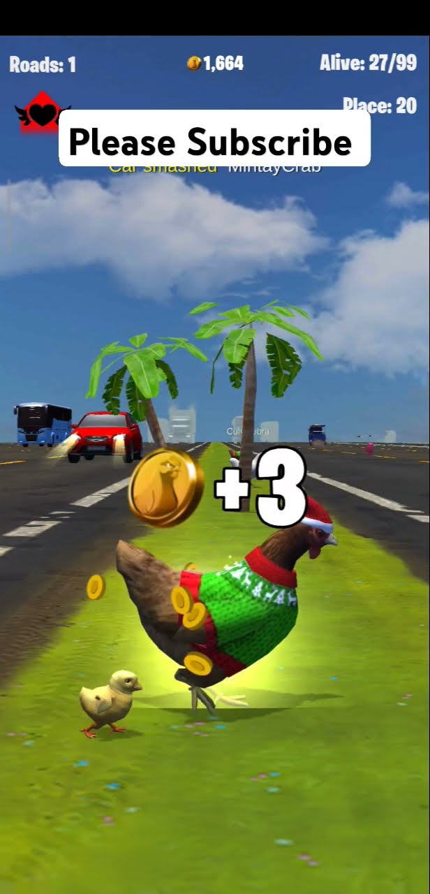 if the chicken cross the road game