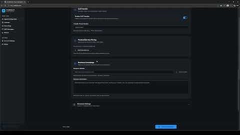 Front Desk AI  - Configure Your Receptionist