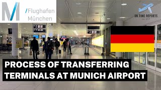 Munich (MUC) Airport Terminal 2 to Terminal 1 Transfer Schengen to Non-Schengen Connection Guide screenshot 5