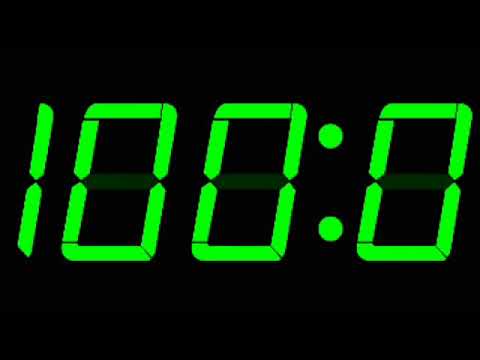 100 Seconds Countdown Remix 2020 Digital Stopwatch Version (BBC News ...