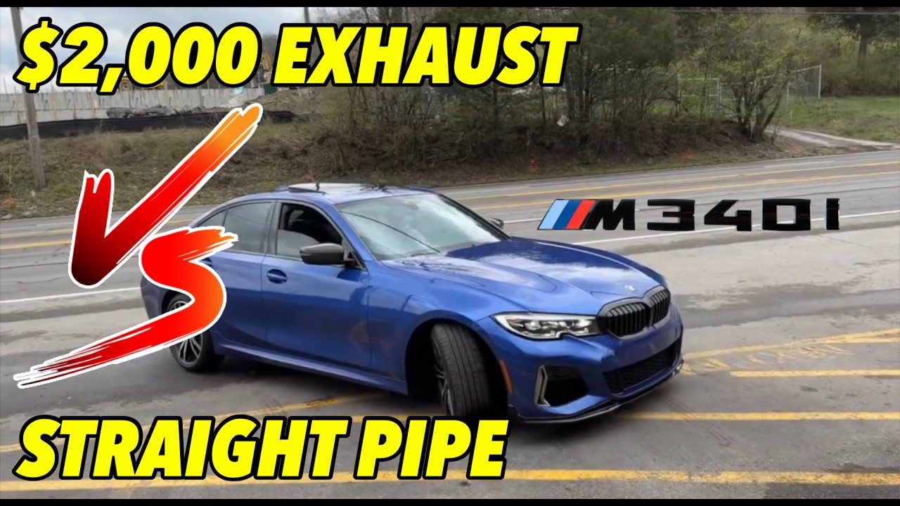 M340 Back BMW M340 3.0L Turbo: $2,000 Dinan Cat-Back Exhaust Vs Straight Pipe ...