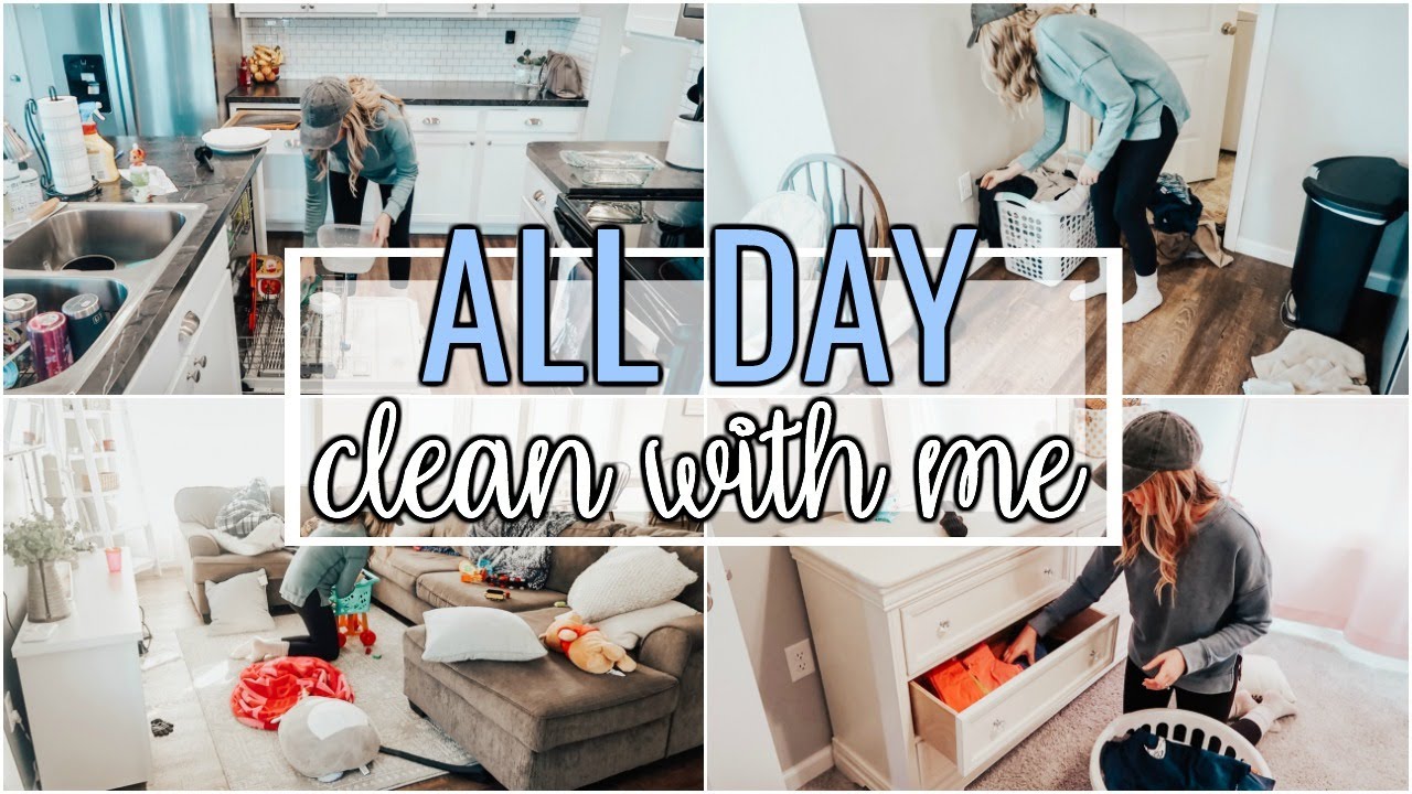 NEW SATURDAY MORNING CLEANING MOTIVATION 2020 | ALL DAY CLEAN WITH ME ...