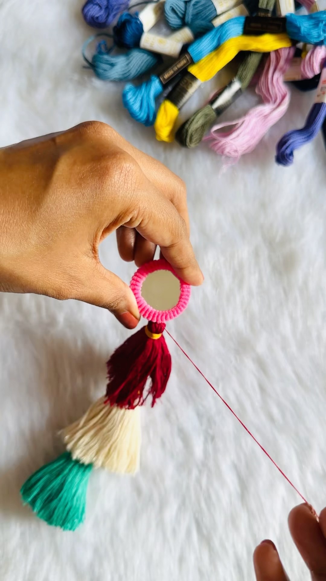 DIY Navratri Latkan? #crafteraditi #navratricraft #handmade #diy #shorts #navratri @CrafterAditi