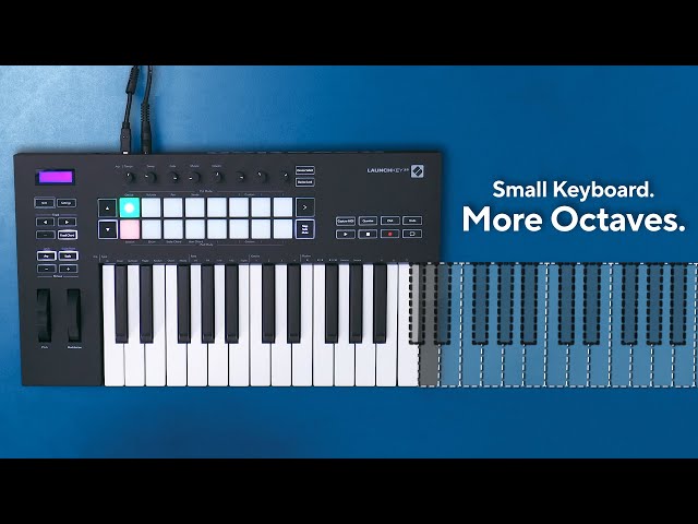 Your MIDI Keyboard made BIGGER: More Octaves on a Mini keyboard class=