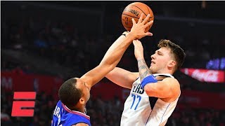 Luka Doncic puts up highlight reel in Mavericks' loss to Clippers | NBA Highlights