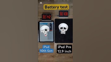 ipad 10th Gen vs iPad pro 12.9 inch battery🔋test!