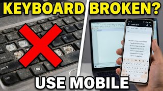 Laptop Keyboard Kharab Ho Gaya? Service Center Mat Jana!❌Mobile Ka use karka laptop ka remote banao