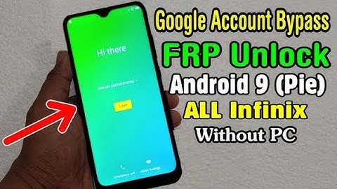 infinix Note 8i X683 FRP | Google Lock Bypass Without PC Android  | Restore Unlock |#Technicalpendug