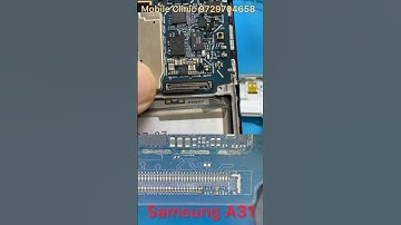 Samsung A31 Board Connector Replacement