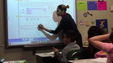 Miss Reid teaching Lesson 9.5 Numerical Pattern Part 1
