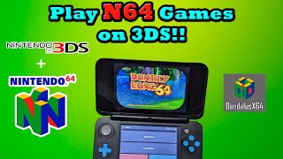 Play N64 Games on 3DS! (Daedalus X64 Emulator Guide 2023) screenshot 3