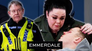 Vinny Wakes Up From Tom's Attack | Emmerdale
