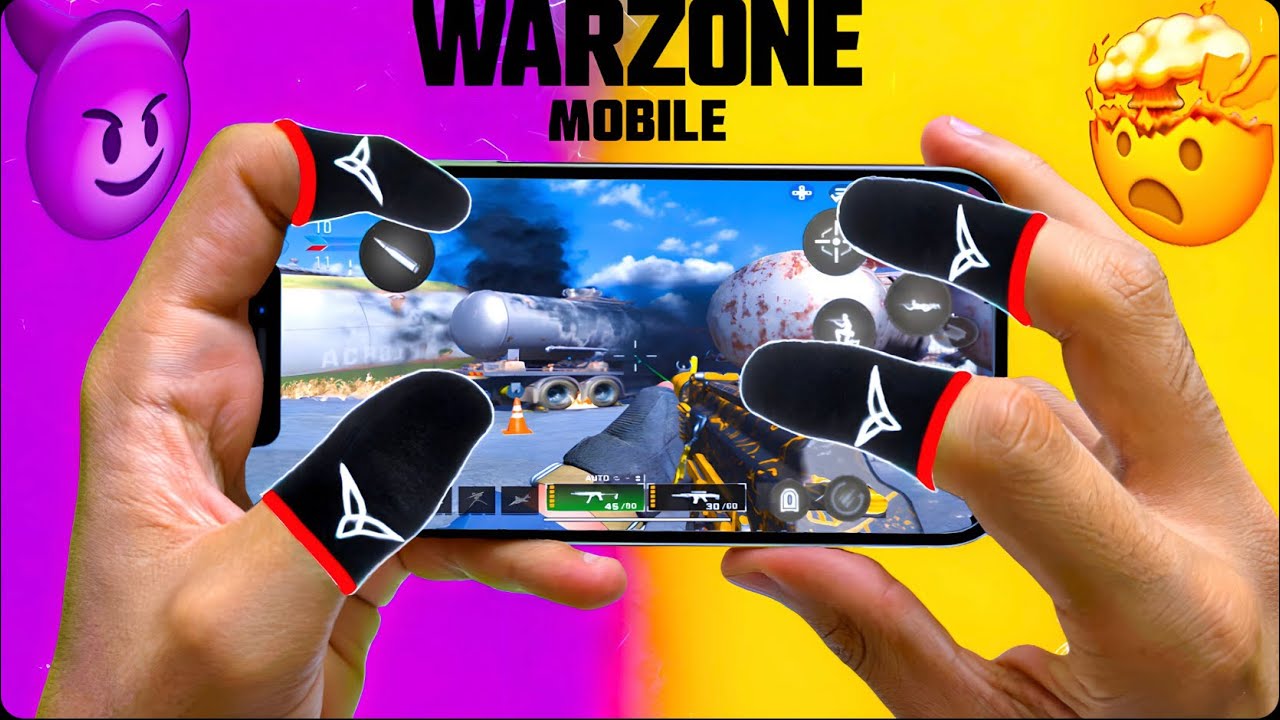 WARZONE MOBILE ON IPHONE 13 PRO MAX 4K HANDCAM GAMEPLAY