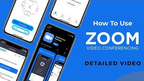 Zoom App Tutorial | How To Use Zoom Cloud Meeting