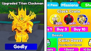 👀OMG!!😱 NEW CLOCKMAN CRATE IS HERE 😍 Toilet Tower Defense | EP 73 PART 2