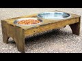 Help Your Dog Eat Easier with a Simple Elevated Bowl Holder