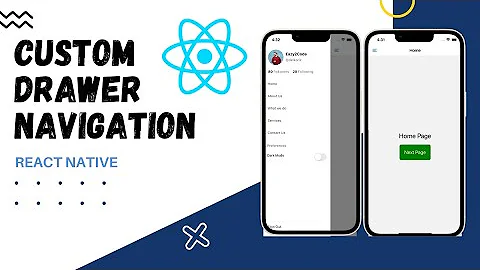 Custom Drawer Navigation with React Native