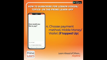 How to Subscribe to Lesson Videos and Topics on Prime Learn App: Step-by-Step Guide