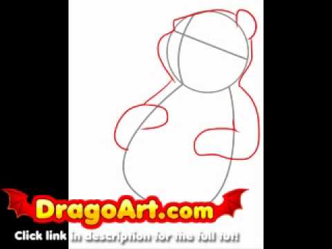 How to draw Pooh Bear, step by step - YouTube