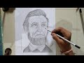 Hou to draw man face with pencil || Abraham Lincoln Drawing with (art line pencil) || NEELART407