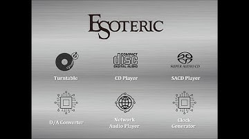 All ESOTERIC SA-CD/NW/Clock Generator/DAC/Turntable series 1987+2022  updated : N1T/N1 Network audio